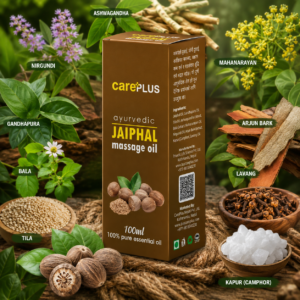 Careplus Jaiphal Pain Relief Massage Oil 100ml